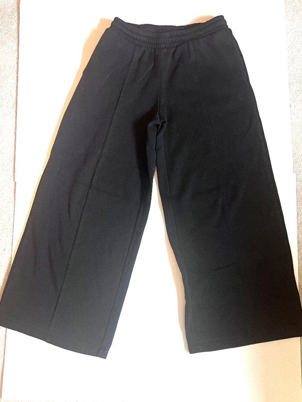 Trendy Style Art Class Black Wide Leg Sweatpants Girls Size XL (14)